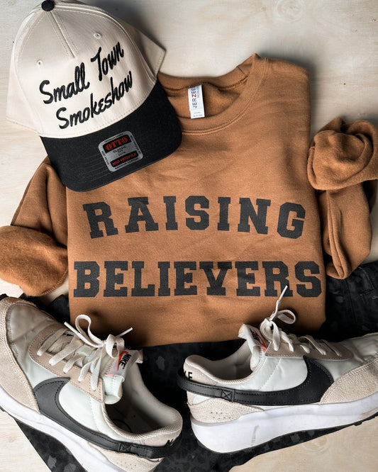 Raising Believers Sweatshirt | Christian Mom Crewneck