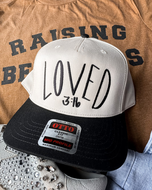Faith Trucker Hat | Loved 3:16 Hat | Embroidered Cap