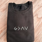 God Is Greater Than Highs & Lows Embroidered Sweatshirt